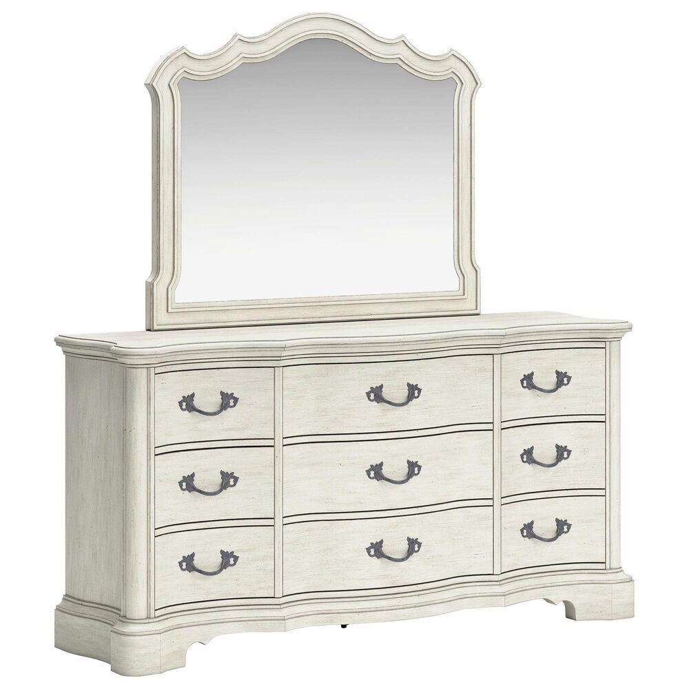 Millenium Arlendyne 4-Piece King Bedroom Set in Antique White, , large