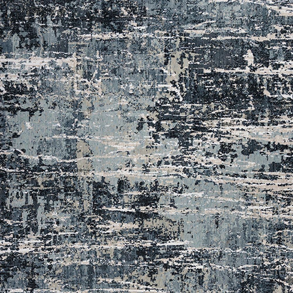 RIZZY Elite 5'2 x 7'9 Gray, Denim and Charcoal Area Rug