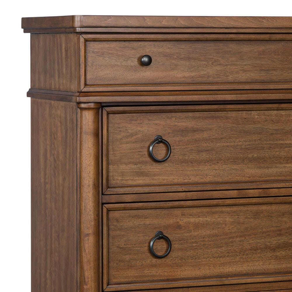 Ashley Rowlenstown 5-Drawer Chest in Medium Brown, , large