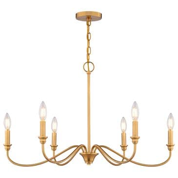 Vaxcel Lighting Annabelle 6-Light Chandelier in Muted Brass, , large