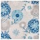Safavieh Cabana CBN832F 4" Square Grey and Blue Indoor/Outdoor Area Performance Rug, , large