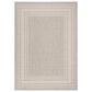 Nourison Horizon HOZ03 Grey 10" x 14" Indoor/Outdoor Area Rug, , large
