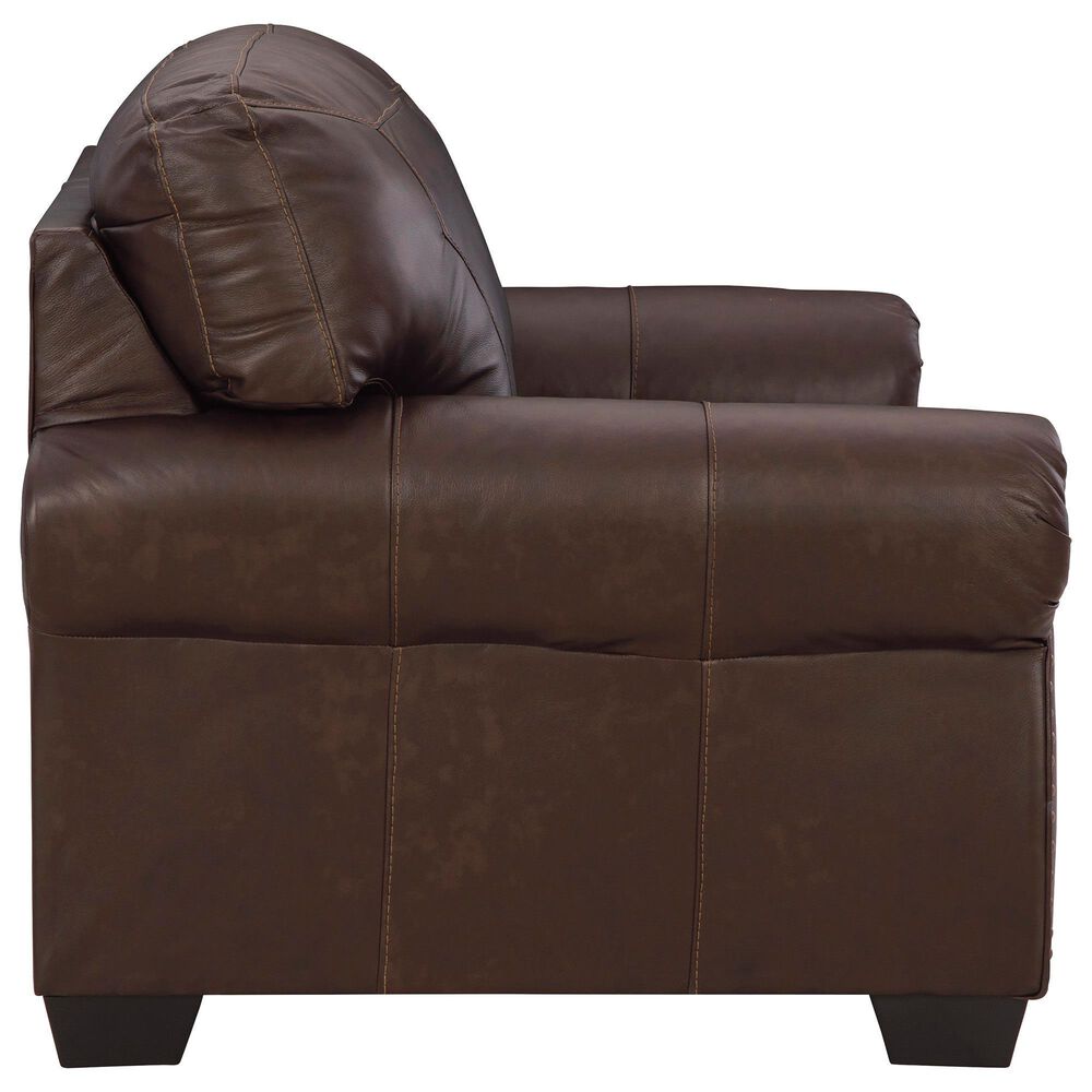 Ashley Colleton Stationary Sofa and Loveseat Set in Dark Brown, , large