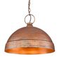Golden Lighting Lincoln 1-Light Pendant in Vintage Copper, , large