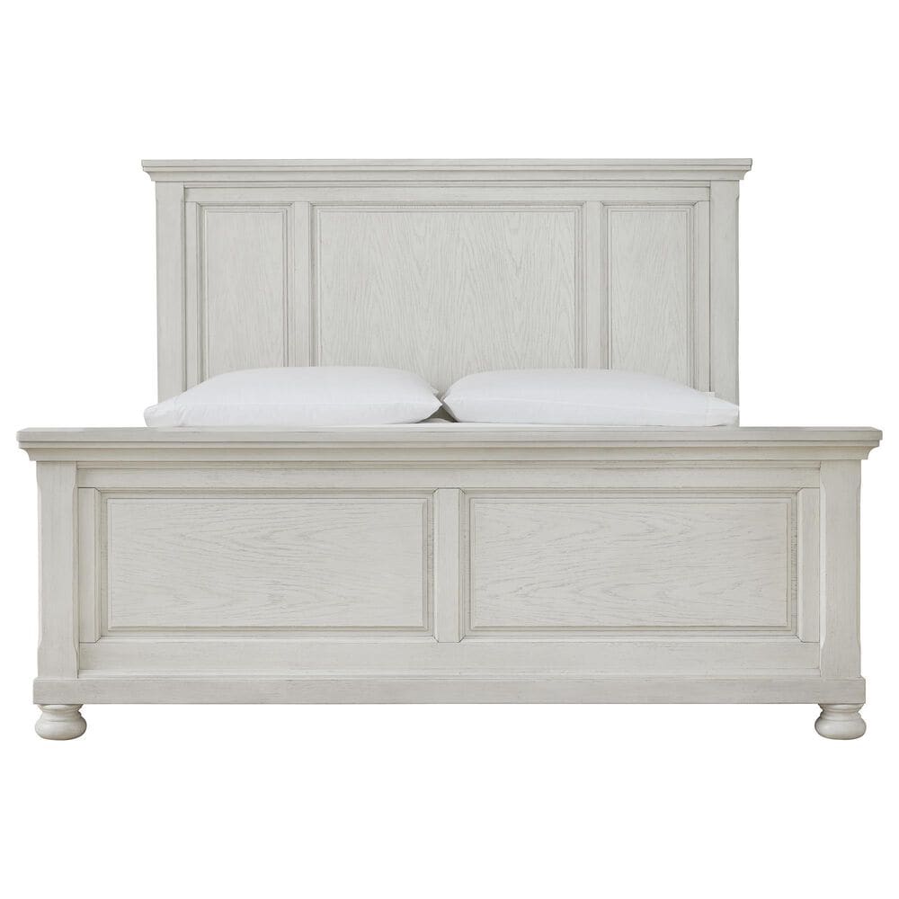 Ashley Robbinsdale 4 Piece Queen Bedroom Set in Antique White, , large