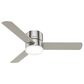 Hunter Minimus 52" Ceiling Fan with LED Lights in Brushed Nickel, , large