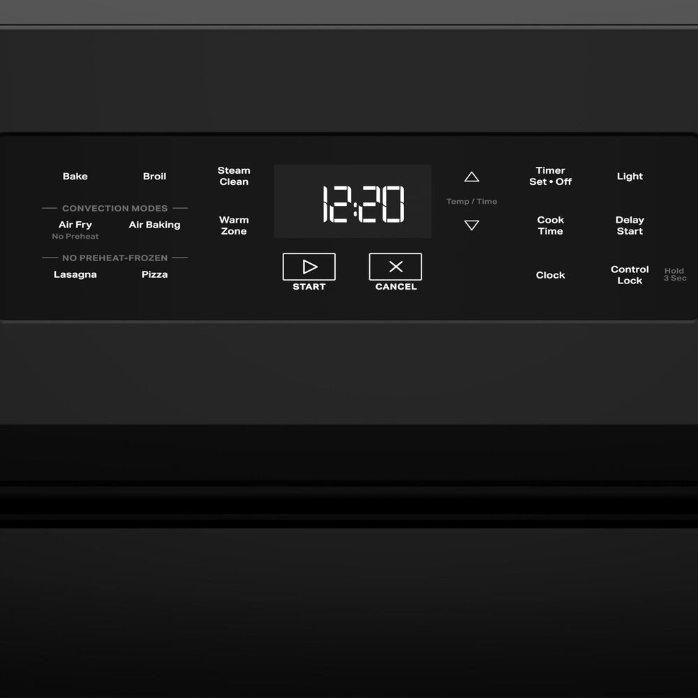 Whirlpool 5.3 Cu. Ft. Freestanding Electric Range in Black, , large