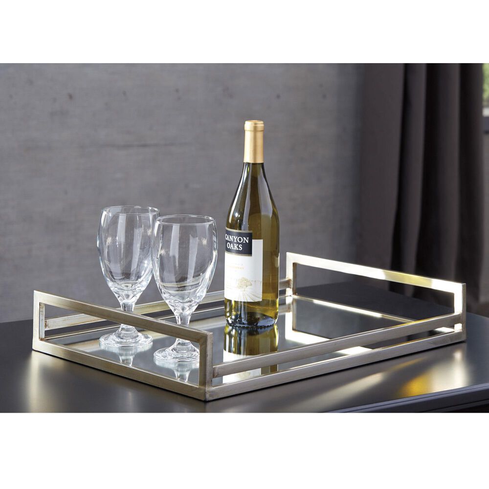 Ashley Derex Tray in Champagne, , large