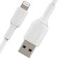 Belkin BoostCharge 10 Ft USB-A to Lightning Cable in White, , large
