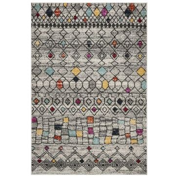 Safavieh Adirondack ADR204F 6" x 9" Light Grey and Fuchsia Area Rug, , large