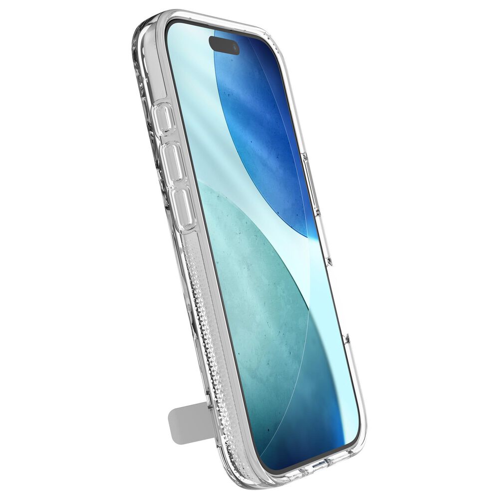Zagg Crystal Palace Snap Case with Kickstand for Apple iPhone 17 in Clear, , large