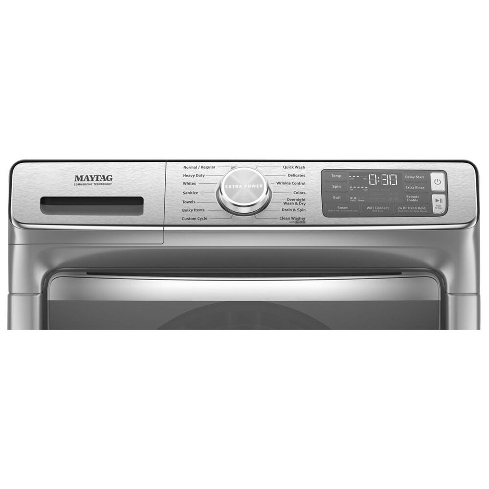 Maytag 5.0 Cu. Ft. Front Load Washer with Steam in Metallic Slate, , large