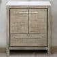 Lexora Home Lafarre 30" Single Bathroom Vanity in Rustic Acacia with 2 cm White Cultured Marble Top and Rectangular Sink, , large