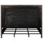 Furniture Worldwide Montclair 4-Piece Queen Panel Bedroom Set in Embossed Cocoa and Smoked Gold, , large