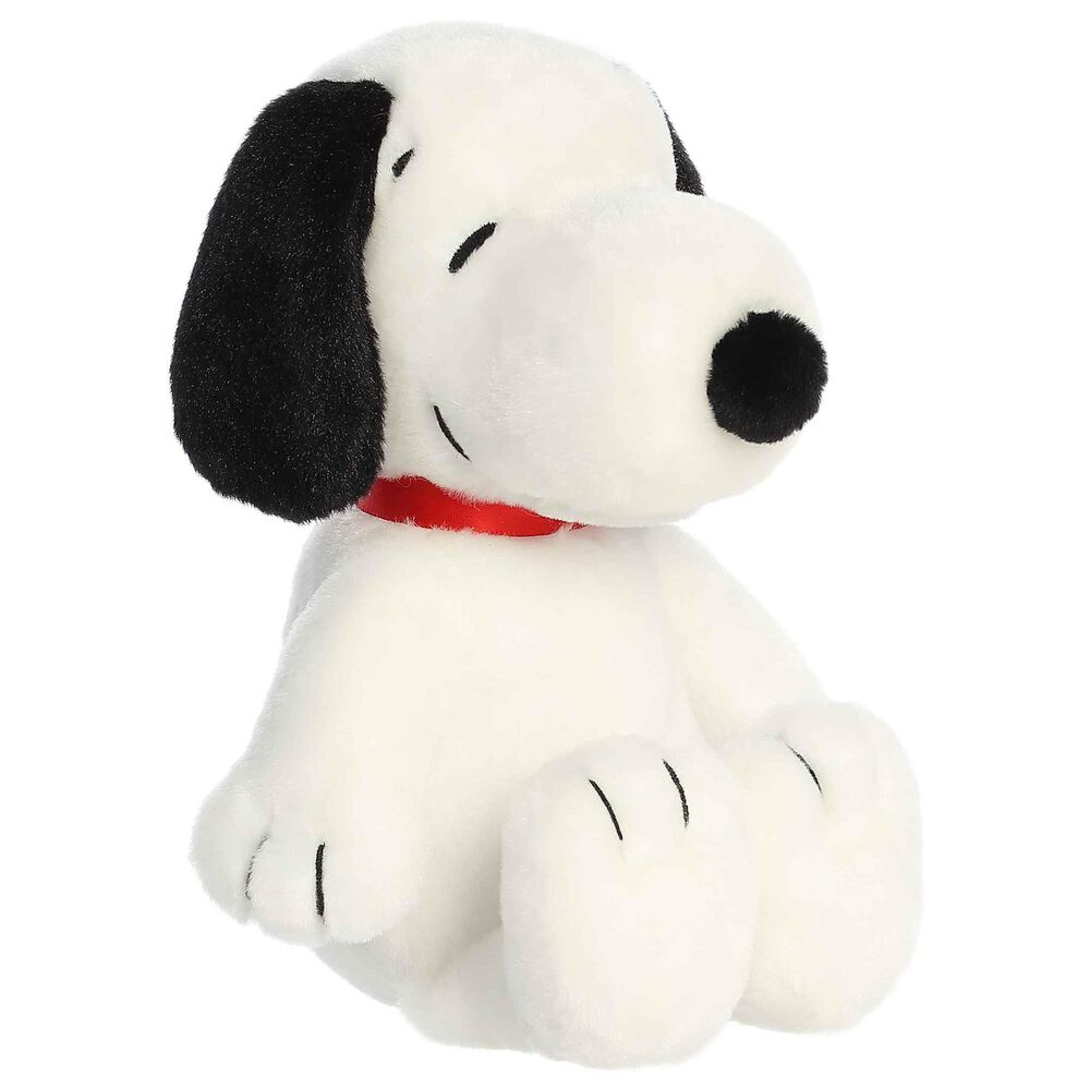 Aurora Peanuts 8" Floppy Snoopy Plush in White and Red, , large