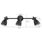 Claxy LIghting 3-Light Tracking Wall Sconce in Black, , large