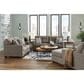 Ashley Mahoney Stationary Loveseat in Chocolate, , large