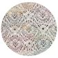 Safavieh Aria 6"6" Round Cream and Multicolor Area Rug, , large
