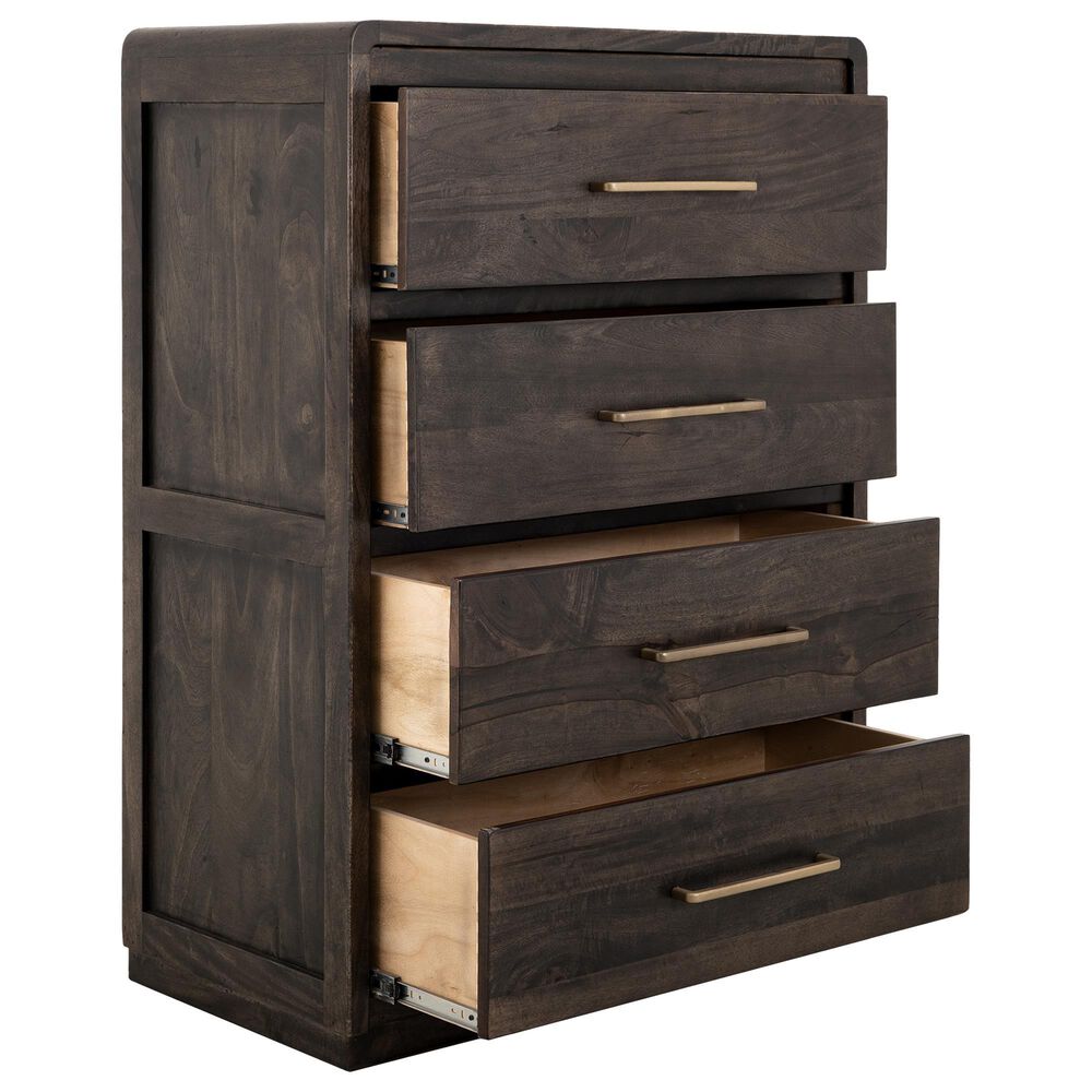 Fallridge Mezquite 5 Drawer Chest in Black, , large