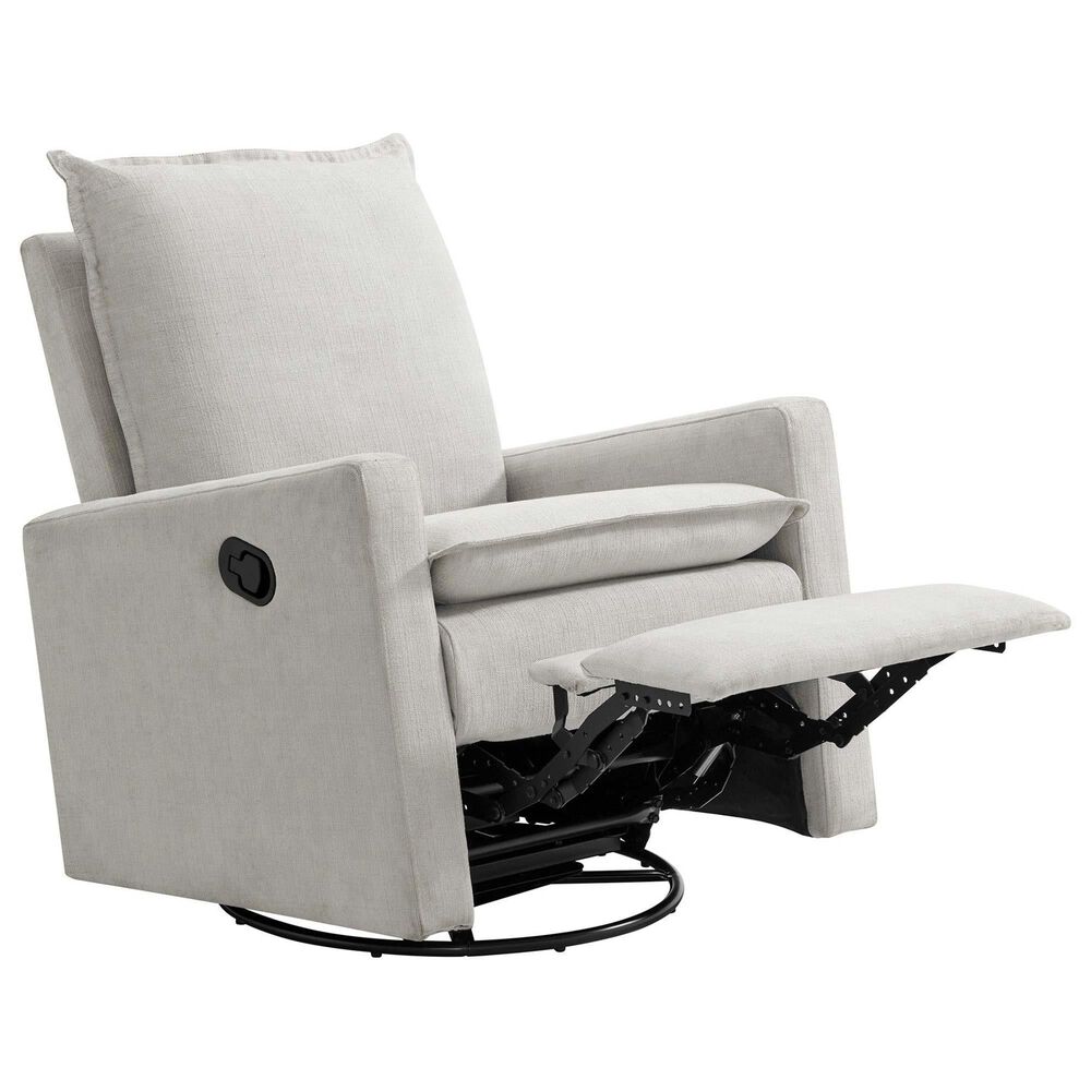M Design Village Uptown Swivel Push Back Rocker Recliner in Sand, , large