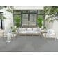 Nourison Courtyard Ivory and Blue 10" x 14" Indoor/Outdoor Area Rug, , large