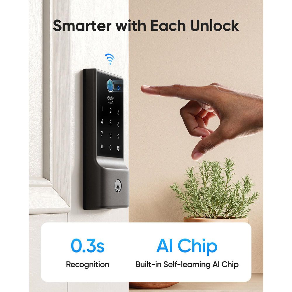 eufy C220 Security Smart Lock in Black, , large