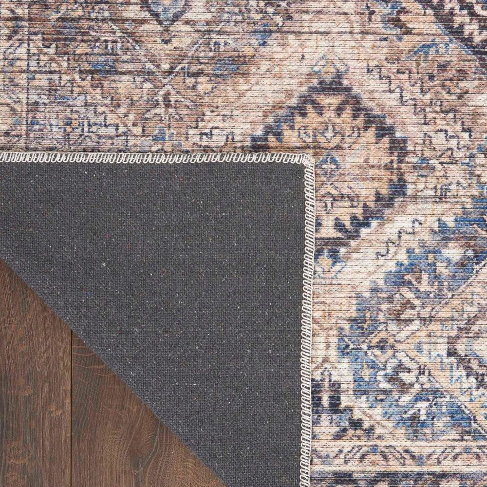 57 Grand by Nicole Curtis Series 1 4&#39; x 6&#39; Ivory, Grey and Latte Brown Area Rug, , large