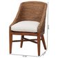 Baxton Studio Jasper Side Chair in Brown Wash, , large