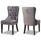 Baxton Studio Remy Side Chair with Grey Cushion in Espresso (Set of 2), , large