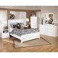 Ashley Bostwick Shoals 1-Drawer Nightstand in White, , large