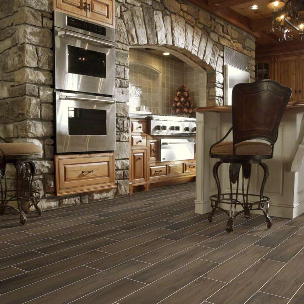 Shaw Voyage Brown 6&quot; x 24&quot; Porcelain Tile, , large