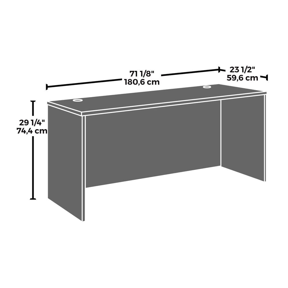 Sauder Affirm 6-Piece Commercial Office Desk Suite in Hudson Elm, , large