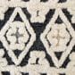 L&R Resources Sinuous Modern Geometric 6" Round Blue, Cream and Tan Area Rug, , large