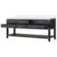 Lexora Home Norwalk 80" Double Bathroom Vanity in Black Oak with White Cultured Marble Top and Rectangle Sink, , large