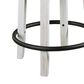 Signature Design by Ashley Valebeck Swivel Counter Height Stool in White and Black, , large