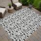 Dalyn Rug Company Soft Essentials Floral Ivory 9" x 12" Indoor/Outdoor Area Rug, , large
