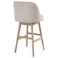 Armen Living Sadie 30" Swivel Bar Stool in Washed Wood, , large