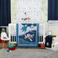 Nojo Baby and Kids Toy Story Outta This World 4-Piece Nursery Crib Bedding Set in Blue and Gray, , large
