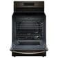 Whirlpool 5.3 Cu. Ft. Electric Range with Steam Clean in Black Stainless Steel, , large
