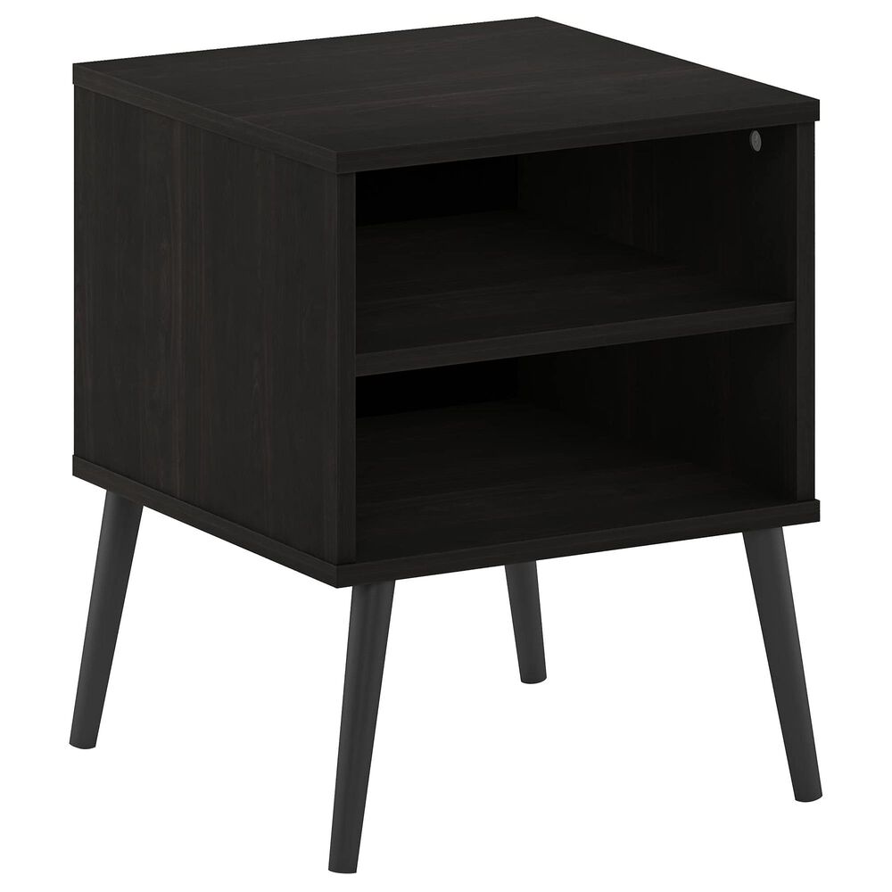 HOMLUX Claude 2-Tier Square End Table in Espresso, , large