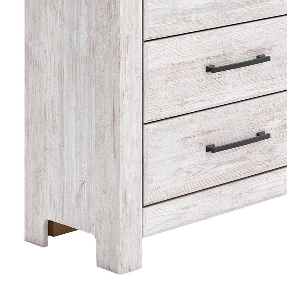 Ashley Makidern 5 Drawer Chest in Whitewash, , large