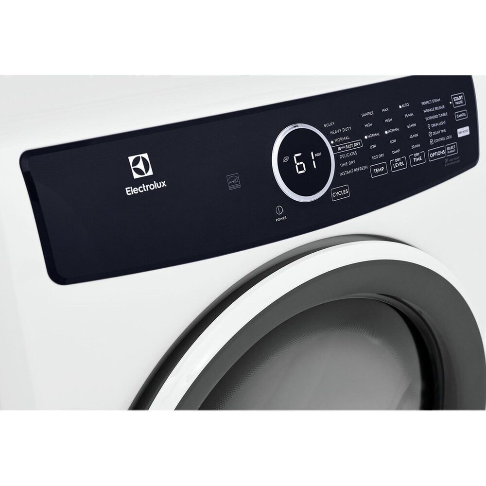 Electrolux 8 Cu. Ft. Front Load Gas Dryer with Sanitize in White, , large
