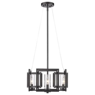 Golden Lighting Marco 4-Light Pendant in Matte Black, , large