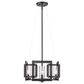 Golden Lighting Marco 4-Light Pendant in Matte Black, , large