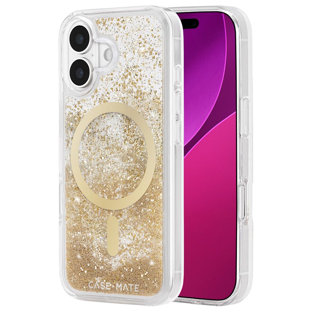 Case-Mate Waterfall MagSafe Case for iPhone 17 in Gold, , large