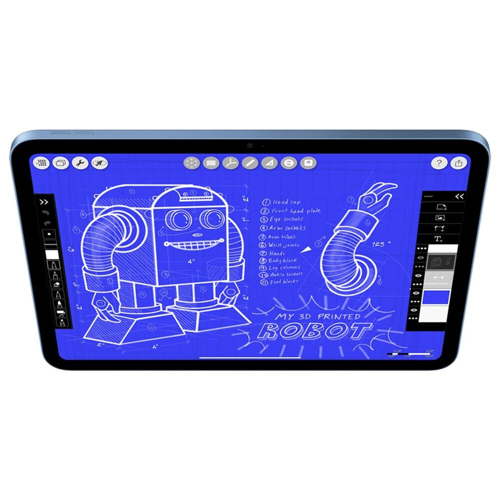 Apple iPad 11-Inch A16 Chip with Wi-Fi only - 512GB in Blue with 2-Year AppleCare+, , large