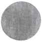 Safavieh August Shag AUG522G 6"7" Round Grey Area Rug, , large