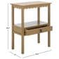Safavieh Haven Low Drawer End Table in Desert Brown, , large