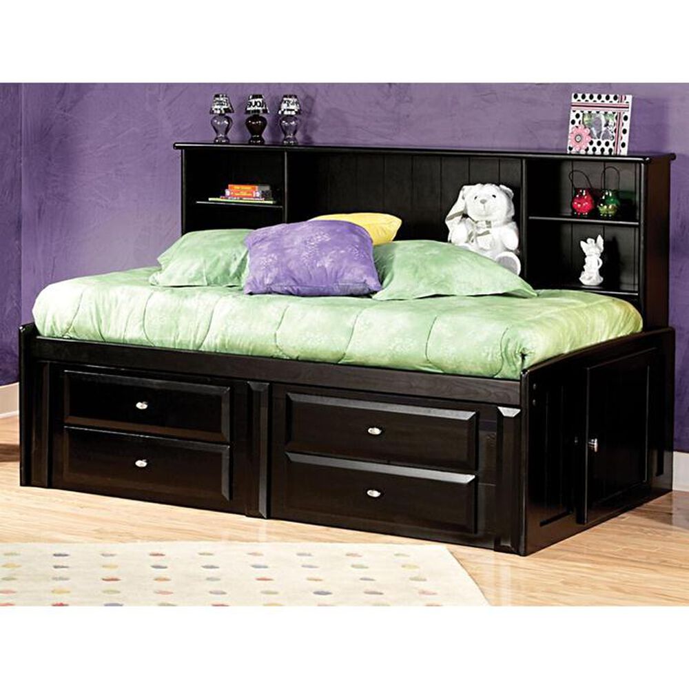 Timber Point Laguna Full Roomsaver Bed in Black Cherry, , large
