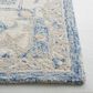 Safavieh Micro-Loop MLP503M 9" x 12" Blue and Ivory Area Rug, , large